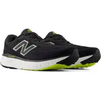 New Balance Laufschuh "EVOZ", Herren, Gr. 43, schwarz cement, silber moss, alkaline grün, Synthetik, Textil, Schuhe Laufschuh