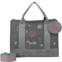 Fritzi aus Preußen Handtasche Schultertasche Limited Tote Bag Embro Fun Anthra anthrazit