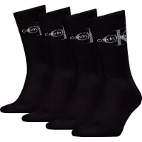 Calvin Klein Socken "CKJ MEN SOCK 4P MONOGRAM ECOM" mit Logo am Schaft