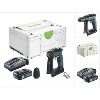 Festool CXS 18 Akku Bohrschrauber 18 V 40 Nm Brushless + 1x Akku 3,0 Ah + Ladegerät + Systainer