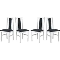 LeafDesign ESSZIMMERSTUHL - 4er-Set Bos 7 weiss hygge 96
