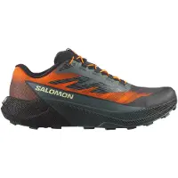 Salomon - Herren Traillaufschuhe &ndash; Pulsar Quiver - Pulsar Quiver Urban Chic/Shocking Orange für Herren - Größe 43 1/3 - Rot