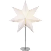 Star Trading Tischleuchte Bobo, weiß, Papierstern, Höhe 51 cm, E14