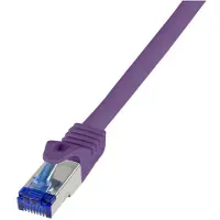 Logilink C6A049S, 1,5 m, Cat6a, S/FTP (S-STP), RJ-45, RJ-45, Violett