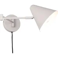 TRIO Wandleuchte Cosima, hellgrau, Ausladung 54 cm, Metall