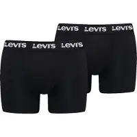 Levi's Levis Boxershorts "LEVIS MEN REPEAT LOGO BOXER BRIEF 2P" ohne Eingriff, Logobund, elastisch