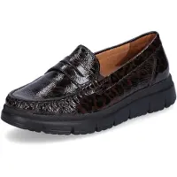 Waldlaufer Damen Slipper Pina braun leo 7