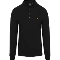 Lyle & Scott Longsleeve Polo Schwarz