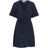 Vila Kurzes Kleid Mit V-ausschnitt