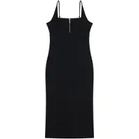 Armani Exchange für Damen. XW002056AF21295UC001 Schwarzes Bodycon-Kleid (M), Lässig, Polyamid, Ärmellos / Hosenträger