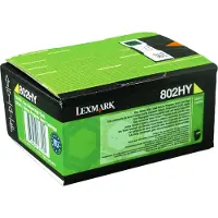 Lexmark Original Toner 802HE, Einzelpack, gelb