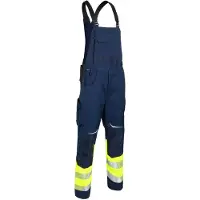 Kübler REFLECTIQ Latzhose Klasse 1 warngelb/dunkelblau 48 - 3208 8340-3448-48 - warngelb/dunkelblau