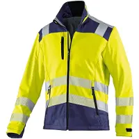 Kübler REFLECTIQ Softshell Jacke PSA 2 warngelb/dunkelblau M - 1507 8427-3448-M - warngelb/dunkelblau