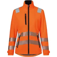 Kübler Softshell Jacke Damen REFLECTIQ PSA 2 warnorange Form 1509 Grösse 3XL