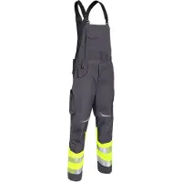 Kübler REFLECTIQ Latzhose Klasse 1 warngelb/anthrazit 110 - 3208 8340-3497-110 - warngelb/anthrazit
