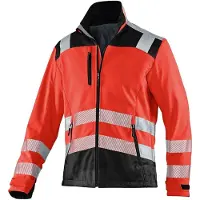 Kübler REFLECTIQ Softshell Jacke PSA 2 warnrot/schwarz XXL - 1507 8427-5499-XXL - warnrot/schwarz