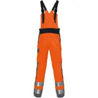 Kübler Latzhose PROTECTIQ HIGH VIS ARC2 PSA 3 warnorange/anthrazit Form 3394 Größe 98