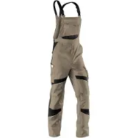 Kuebler KÜBLER ACTIVIQ Latzhose sandbraun/schwarz 24 - 3250 5365-2599-24 - sandbraun/schwarz