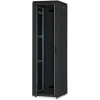 Digitus Netzwerkschrank Unique Serie - 600x800 mm (BxT), Freistehendes Gestell, 26U, 1200 kg, Schwarz