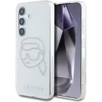 Karl Lagerfeld Rhinestones Head Logo Samsung Galaxy S25 Handyhülle