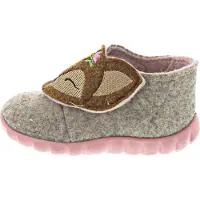 Fischer Markenschuh Fischer Markenschuhe Flexi Kinderschuhe Mädchen Hausschuhe Beige Freizeit