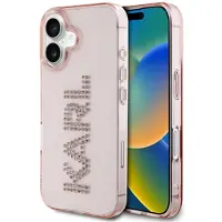 Karl Lagerfeld Rhinestones Logo Iphone 16 Handyhülle