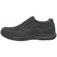 Jomos CAMPUS Slipper in Übergrößen Schwarz 322334 83 000 große Herrenschuhe