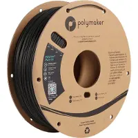 Polymaker PA10001 3D-Druckmaterial Polyacticsäure (PLA) Schwarz 1 kg (PA10001)