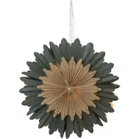 Star Trading Dekostern Crystal Papier ohne Fassung grün