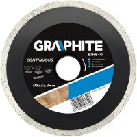 Graphite Diamantscheibe 115 x 22,2 mm, massiv