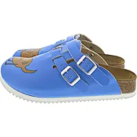 Birkenstock Clog Kay Superlauf, Birko-Flor, Dog Blue, schmal 1 St Schuhe