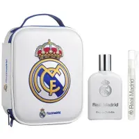 Air val international Real Madrid Set Eau de Toilette 100 ml + Eau de Toilette 10 ml + Kosmetiktasche
