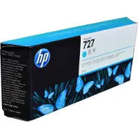 HP 727 Cyan DesignJet Tintenpatrone, 300 ml, DesignJet T920 Druckerserie, DesignJet T1500 Druckerserie, DesignJet T930 Druckerserie,..., Thermal Inkjet, Cyan, Singapur, 283 mm, 41 mm