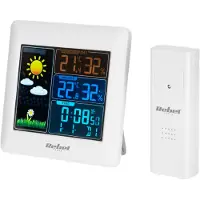 Rebel Drahtlose Wetterstation mit Außensensor und LCD-Farbbarometer