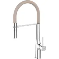 Laveo Design Spültischtischarmatur stehend mit U-Auslauf Chrom