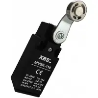 XBS Positionsschalter mit Rollenhebel 1NC/1NO Rolle Endschalter Grenztaster Tor Antrieb MVGK-118