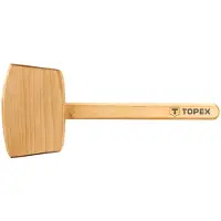 Topex Holzhammer 500 g, Holzgriff