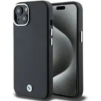 BMW BMHMP15M23PUFWK iPhone 15 Plus / 14 Plus 6.7"czarny/black Signature Wrapped Metal MagSafe