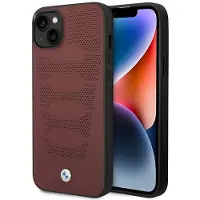 BMW Etui BMHCP14S22RPSR iPhone 14 6,1" burgundowy/burgundy Leather Seats Pattern