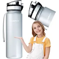 AQUAPHOR City, Wasserfiltration Flasche, 0,5 l, Grau