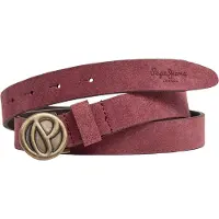 Pepe Jeans für Damen. PL0200011 Millie Gürtel burgunderrot (L), Lässig, Klassisch, Leder, Bordeaux