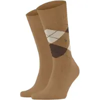 Burlington Socken "Everyday Argyle Mix", Herren, Gr. 40-46, braun sugar, Baumwollmischung, Argyle-Muster, normal, Socken Socken, atmungsaktiv, Einheitsgröße 40-46, Argyle-Muster