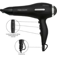 ProfiCare Haartrockner 2200W | Ionisierungsfunktion | 3 Stufen | Profi AC-Motor | 2m langes Kabel | Ionen Haartrockner | Hair Dryer | PC HT 3017