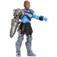 Mattel Masters of the Universe Trap Jaw-Funktions-Actionfigur mit wandelbarer Kanone, ca. 14 cm, Dreh- und Loslassfunktion, 6 Jahr(e), Mehrfarbig, Kunststoff