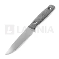 Trc knives This Is Freedom 130mm Messer, black canvas micarta