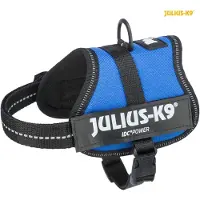 Julius-K9 Powerharness, Hund, Westengeschirr, XXS, Blau, Polyester, Monochromatisch