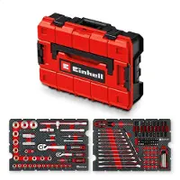 Einhell E-Case Werkzeugkoffer Mechanik 201-teilig schwarz/rot
