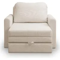 Selsey DEJANO - Schlafsessel - Hellbeige - 75x196 cm