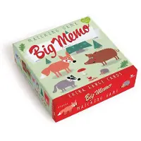 Sonstige Verlage Big Memo Memo-Spiel Forest Kinderspiel mit Wildschwein, Fuchs und Dachs Motiven – Spieleklassiker