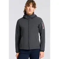 CMP Softshelljacke "WOMAN JACKET DET HOOD" mit Kapuze mit Kapuze, wind- und wasserabweisend